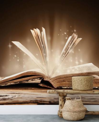 Old Book on Wooden Table Old Book on Wooden Table Wallpaper 