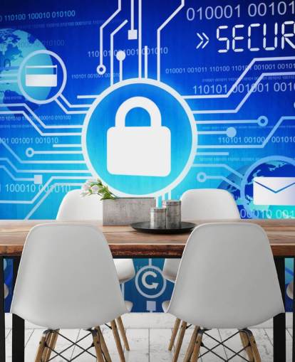 Internet-Sicherheitssystem Wandgemälde Internet-Sicherheitssystem Wandgemälde