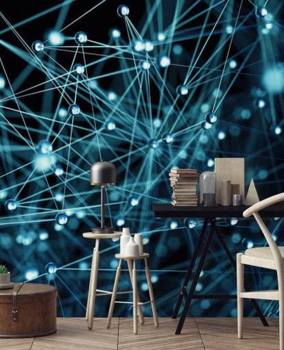 Struttura molecolare Science Wallpaper 