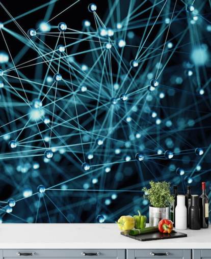 Moleculaire structuur Science Wallpaper Moleculaire structuur Science Wallpaper