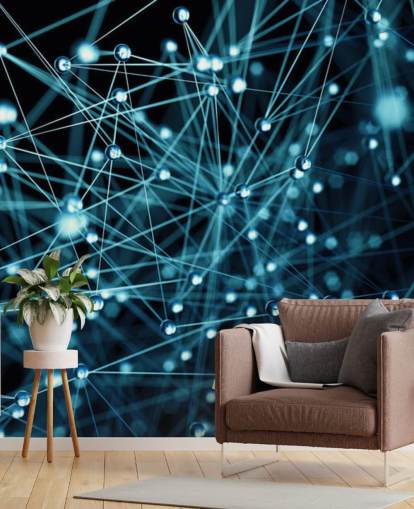 Estructura molecular Science Wallpaper 