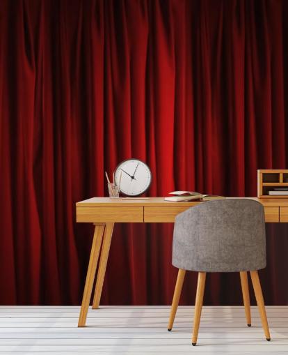 Red Curtain Red Curtain Wallpaper 