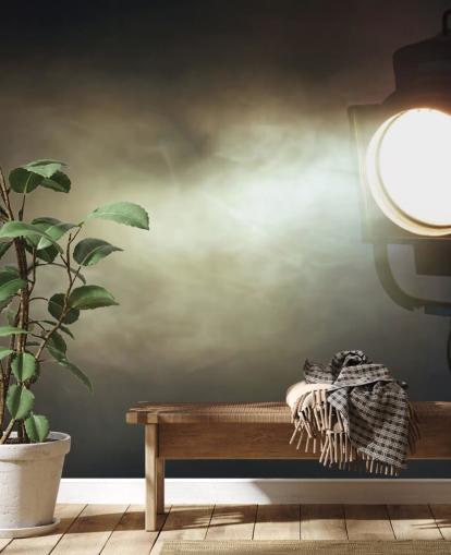 Theatre Spotlight with Smoke Theatre Spotlight Wallpaper 