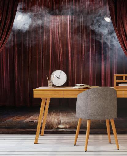 Magic Teater Stage Vægmaleri