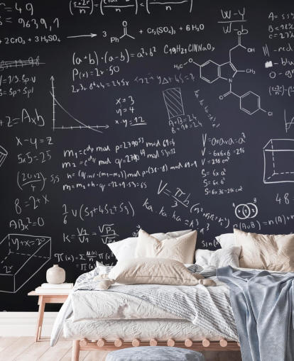 Sort Chalkboard vægmaleri Sort Chalkboard vægmaleri