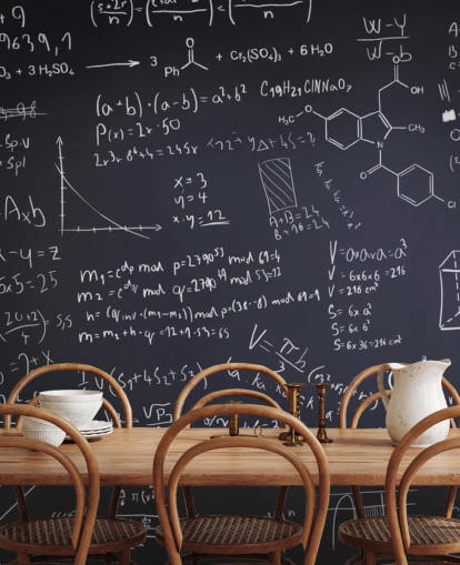 Black Chalkboard Wall Mural Black Chalkboard Wall Mural