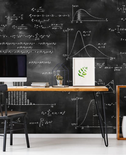 Matematikk Fysikk Formler på tavla Maths Wallpaper 
