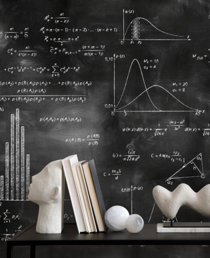 Math Physics Formulas on Chalkboard Maths Wallpaper 