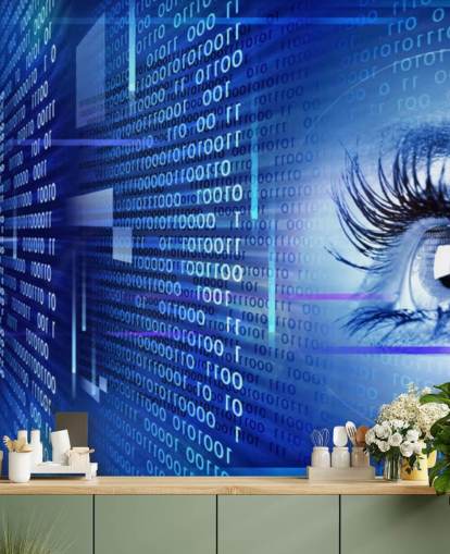 Eye on Technology Wall Mural