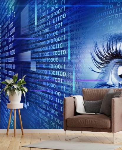 Eye on Technology Wall Mural