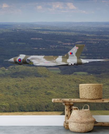 Avro Vulcan Bomber sobre Mural de Parede do Campo