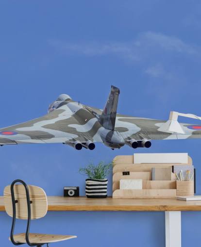 Avro Vulcan Bomber Takaseinän seinämaalaus