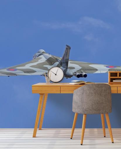 Avro Vulcan Bomber Rückansicht Wandgemälde Avro Vulcan Bomber Rückansicht Wandgemälde