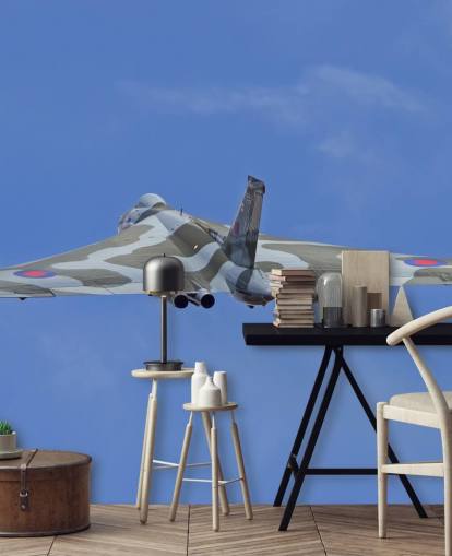 Mural de pared Vista trasera de bombardero Avro Vulcan Mural de pared Vista trasera de bombardero Avro Vulcan