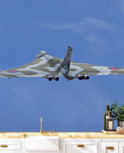 Avro Vulcan Bomber Rückansicht Wandgemälde