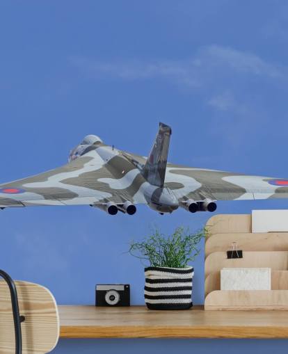 Mural de parede de visão traseira Avro Vulcan Bomber Mural de parede de visão traseira Avro Vulcan Bomber
