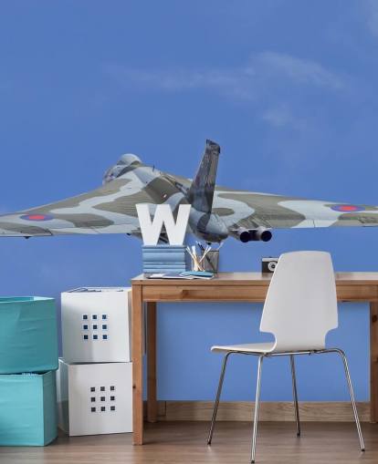 Avro Vulcan Bomber Achteraanzicht Muurschildering