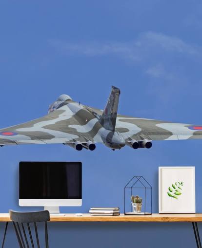 Avro Vulcan Bomber Bakfra Veggmaleri