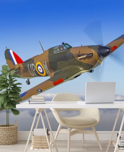 Fondo de pantalla de avión de huracán