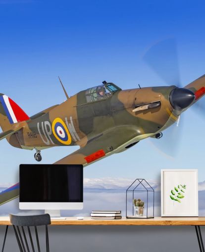 Sfondo aereo uragano sopra le nuvole