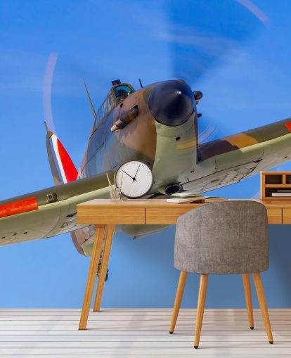Battle of Britain Hurricane Up Close Plane Wallpaper