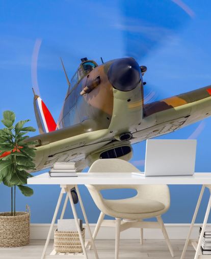 Battle of Britain Hurricane Up Close Plane Wallpaper