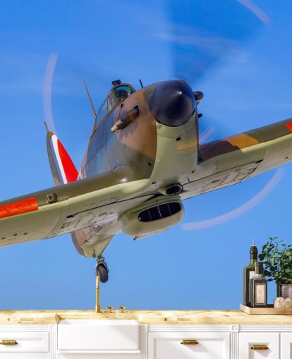 Battle of Britain Hurricane Up Close Plane Wallpaper