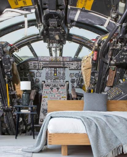 Koude Oorlog Bomber Cockpit Muurschildering Koude Oorlog Bomber Cockpit Muurschildering