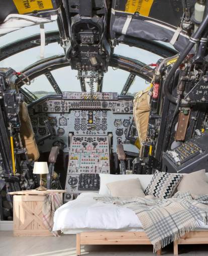 Décoration murale du cockpit de bombardier de la guerre froide Décoration murale du cockpit de bombardier de la guerre froide