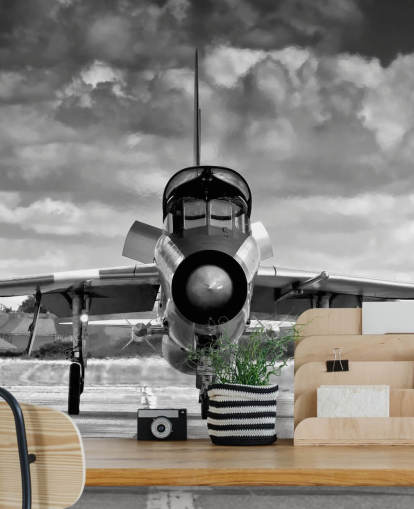 Swedish Electric Lightning T5 Plane Bakgrund