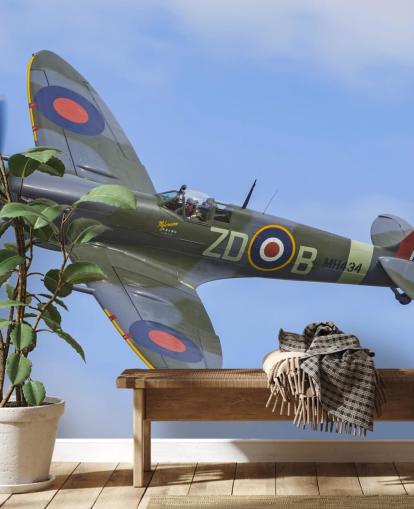 Décoration murale avion de guerre