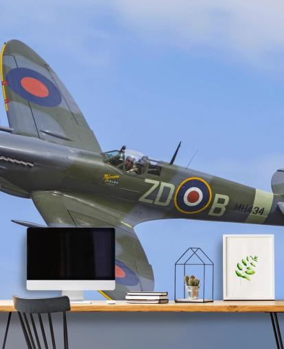 War Airplane Muurschildering