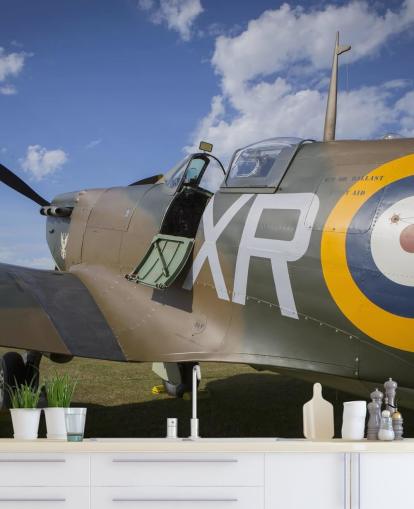 Parked Plane Wallpaper