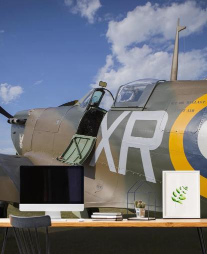 Fondo de pantalla de avión estacionado Fondo de pantalla de avión estacionado