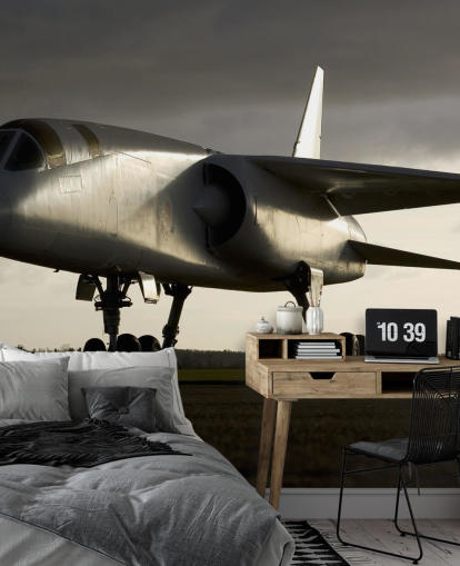 Plane on Floor Wallpaper Plane on Floor Wallpaper