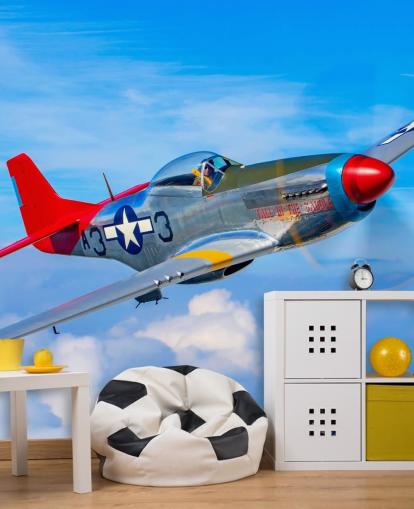 Aeroplane in Blue Sky Wallpaper