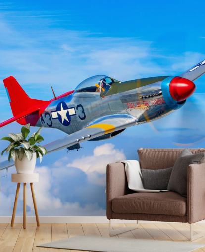 Aeroplane in Blue Sky Wallpaper