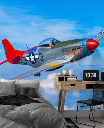 Aeroplane in Blue Sky Wallpaper Aeroplane in Blue Sky Wallpaper