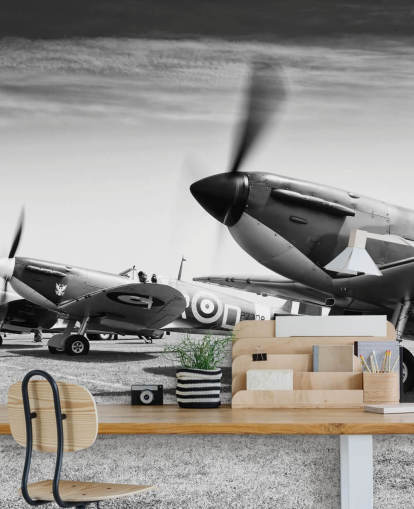 Decorazione murale con leggende della collezione Fight