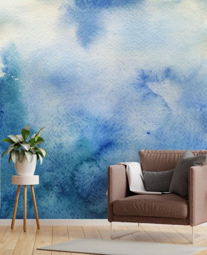 White and White Watercolor Wallpaper White and White Watercolor Wallpaper