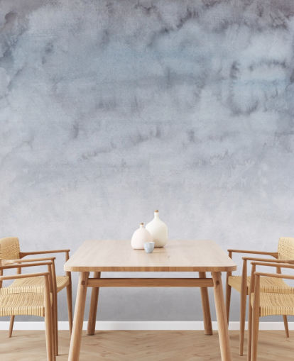 Papel de parede de aquarela cinza claro e branco