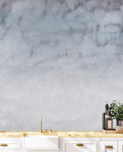 Papel de parede de aquarela cinza claro e branco