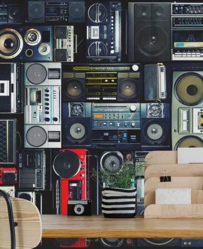 Mural de papel pintado Boombox
