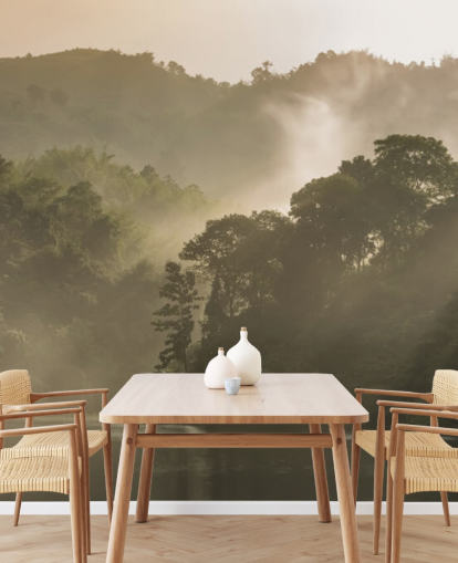 Papel de Parede Rio e Floresta