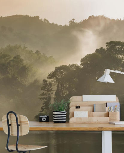 Papel Pintado Río y Bosque