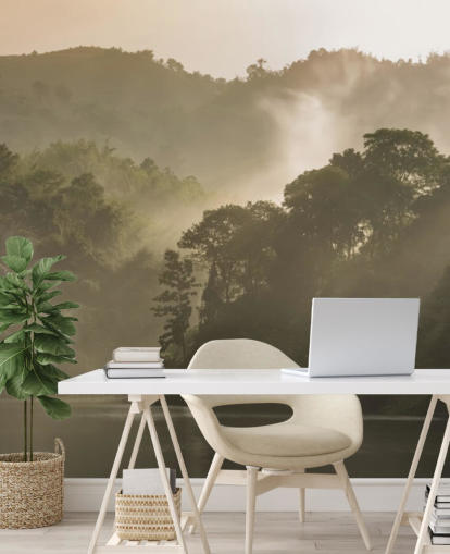 Papel Pintado Río y Bosque