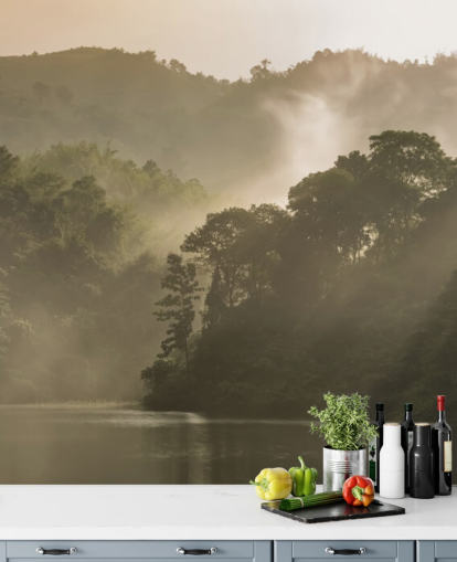 Rivier- en bosbehang Rivier- en bosbehang