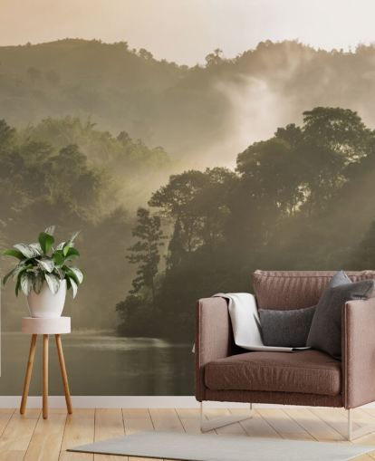 Papel Pintado Río y Bosque