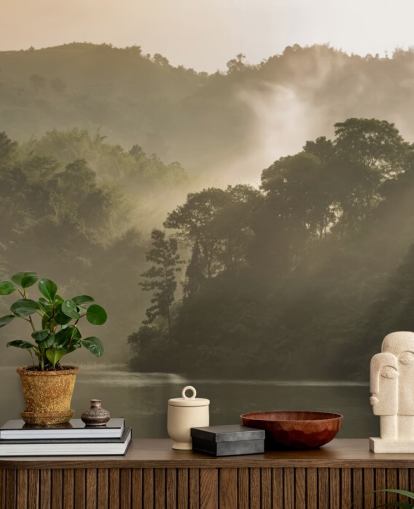 Papel Pintado Río y Bosque