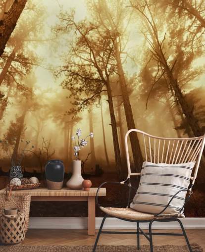 Orange Tinted Forest Wallpaper Orange Tinted Forest Wallpaper